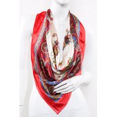 Fashion Square Silky Scarf 01 90x90cm